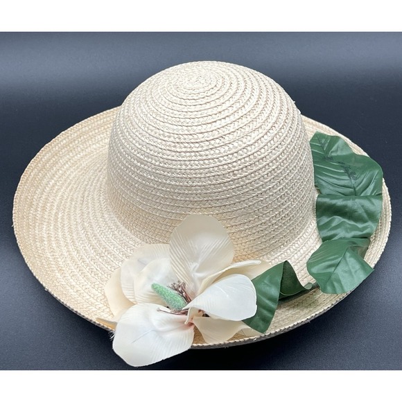 betmar Accessories - Betmar Classic‎ Brim Straw Hat With Flower Made In Italy